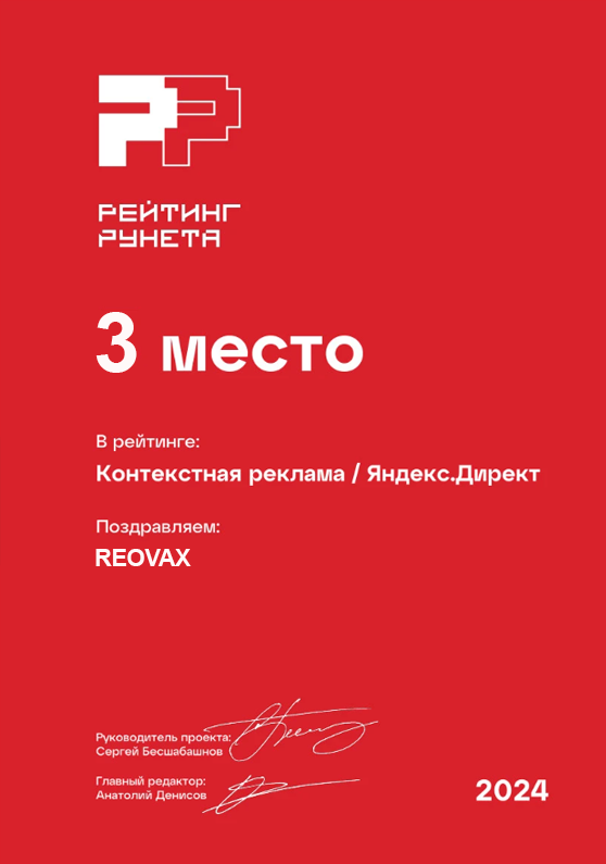 Рейтинг Рунета — контекстная реклама, Яндекс Директ
